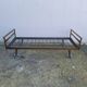 Lit 1 place, daybed scandinave en teck pied compas 1960