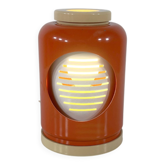 Lampes de Table Orange Eclipse par Goffredo Reggiani pour Reggiani, 1960