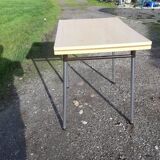 Beige vintage formica table