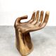 Wooden handcrafted carved chair stool