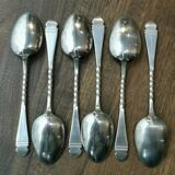 6 Christofle soup spoons