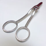 Silver metal grape chisel with punches