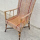 Rattan armchair "A la Girafe"
