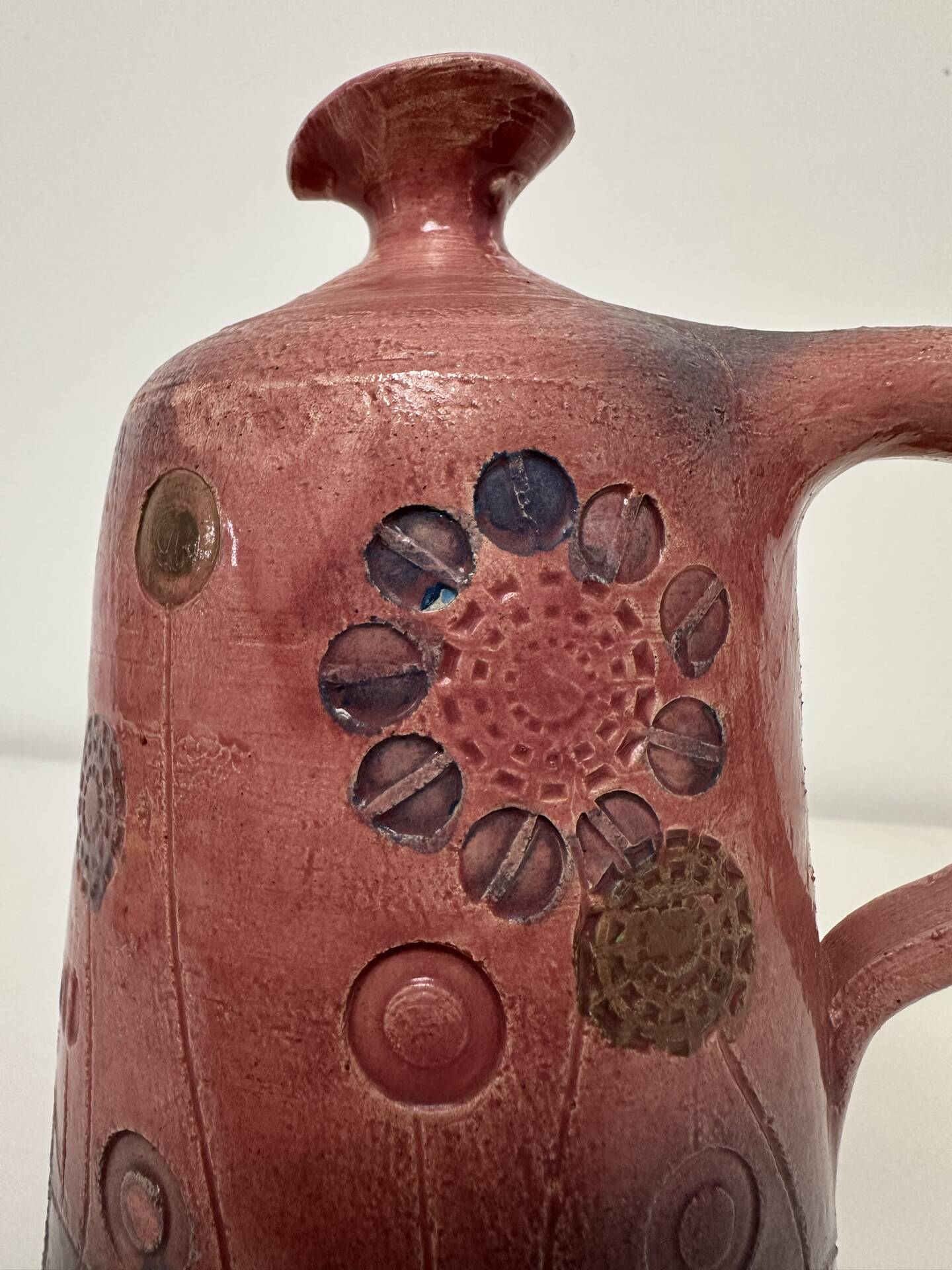 Ceramic jug by Patrick Peroz, vintage