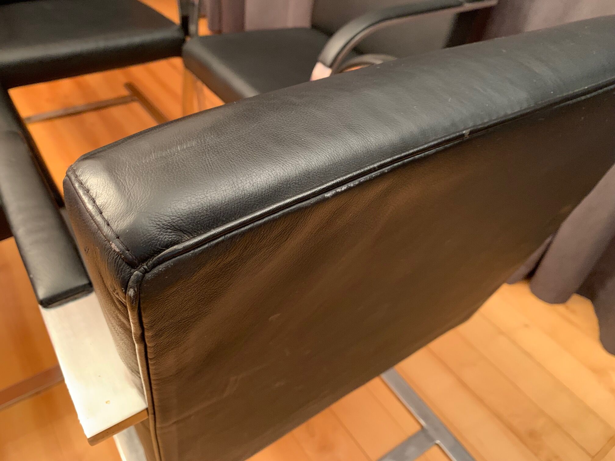 A set of four "Brno" chairs 1980s