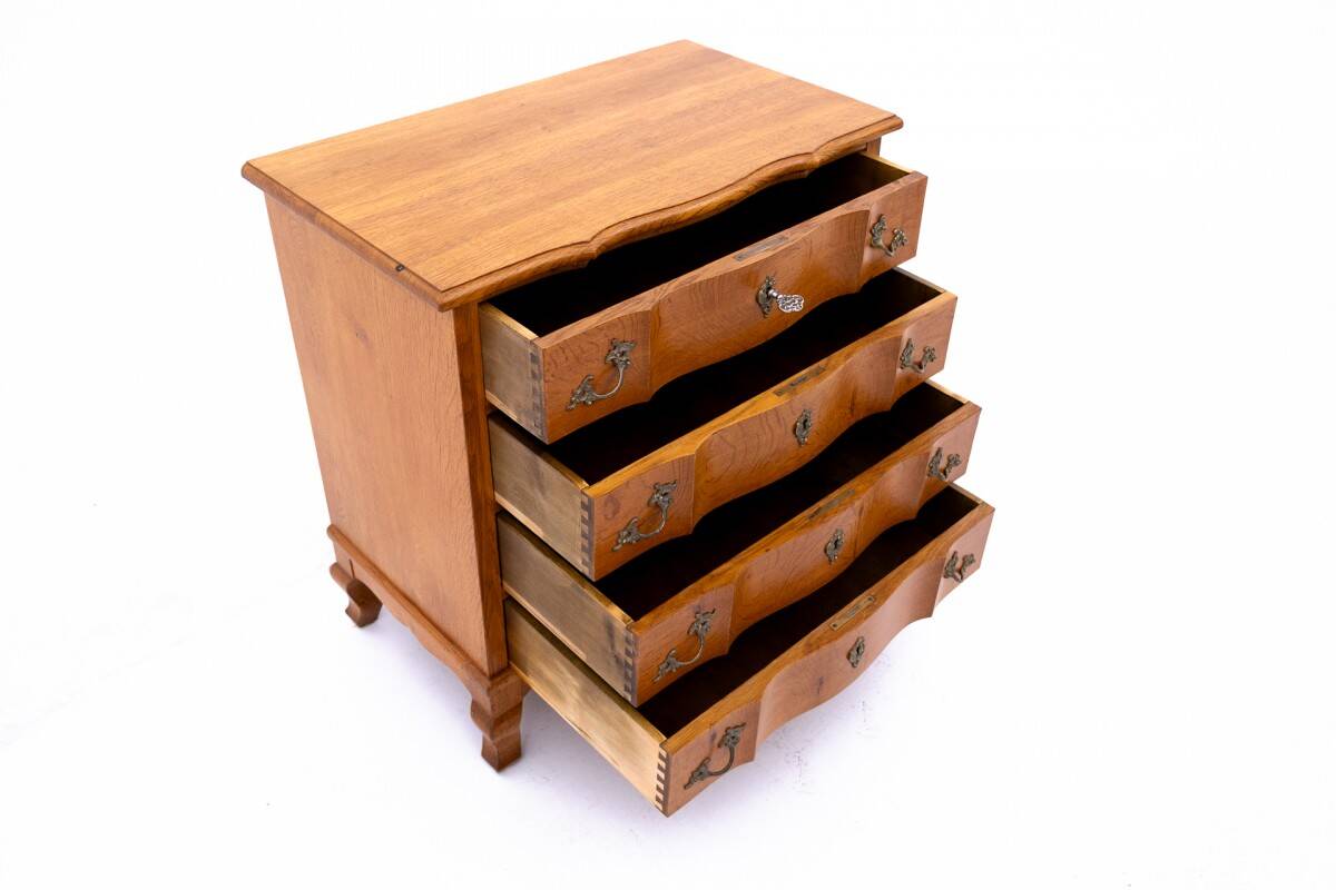 Oak chest of drawers, Northern Europe, circa 1910