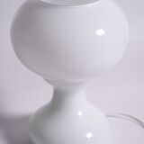 vintage white opaline lamp