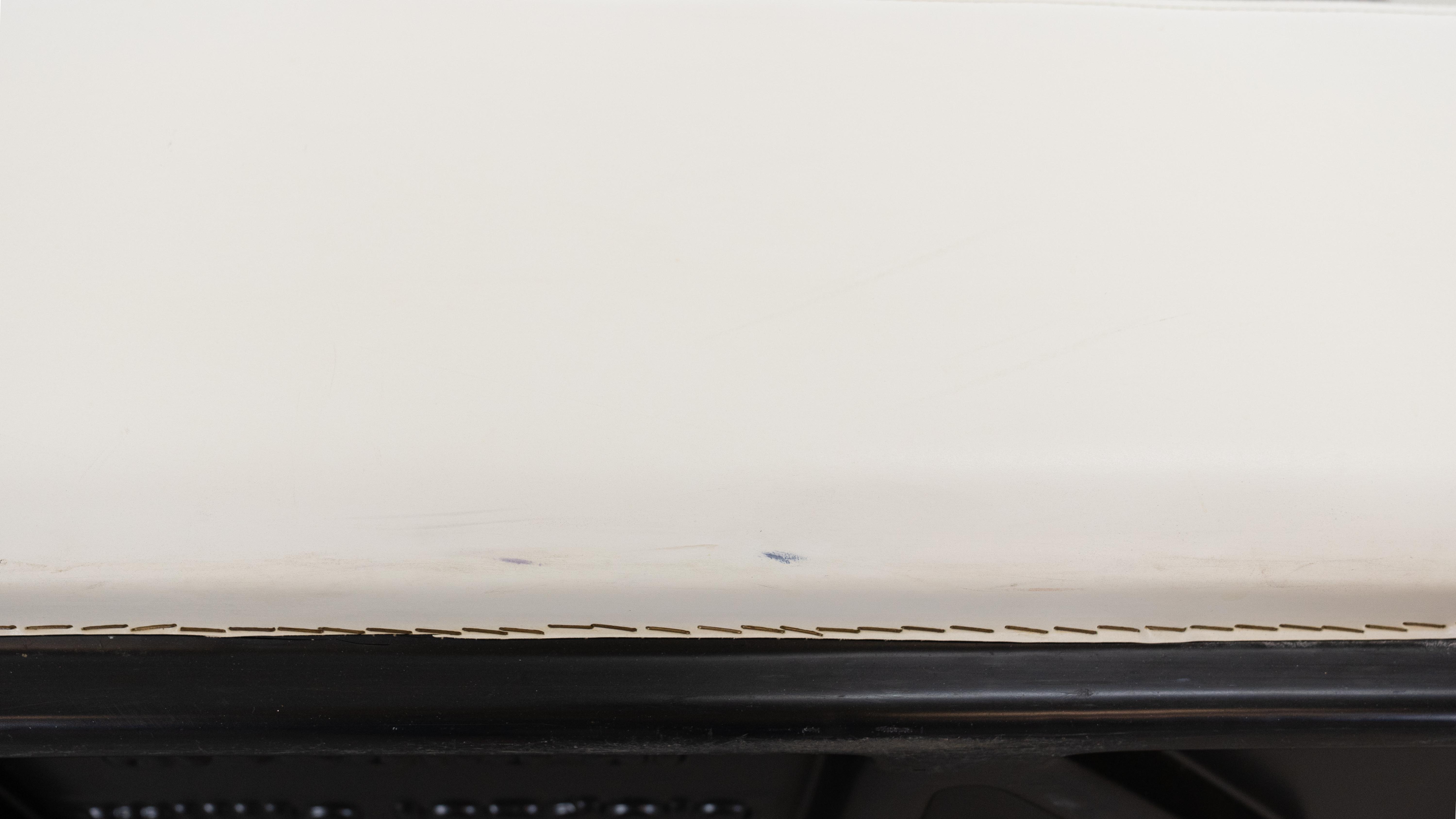 Throw Away sofa by Willie Landels for Zanotta 1965 in white vinyl