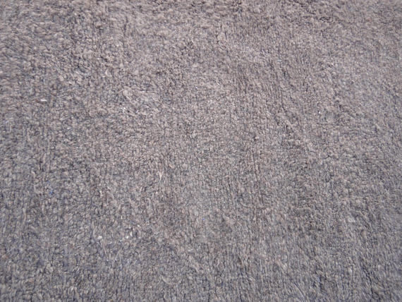 United gray carpet Beni Ouarain woollen Moroccan Berber 288 x 195 cm