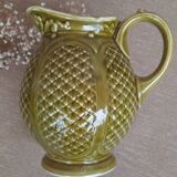 Green sarreguemines pitcher