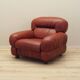 Burgundy armchair, Italian design, 1970s, production: Italy
