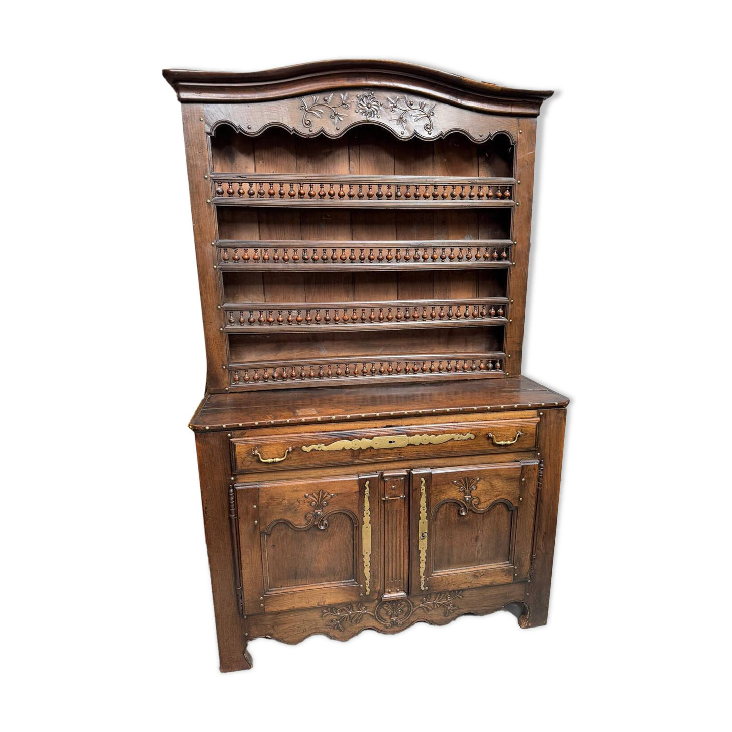 18th Century Breton Sideboard – Two Bodies in Solid Oak