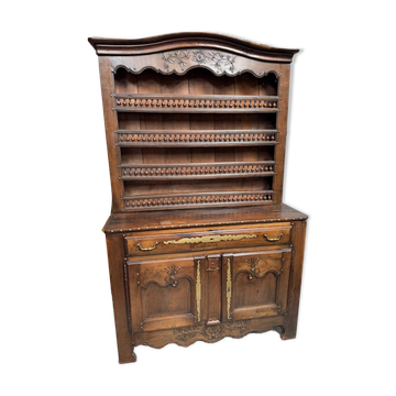 18th Century Breton Sideboard – Two Bodies in Solid Oak