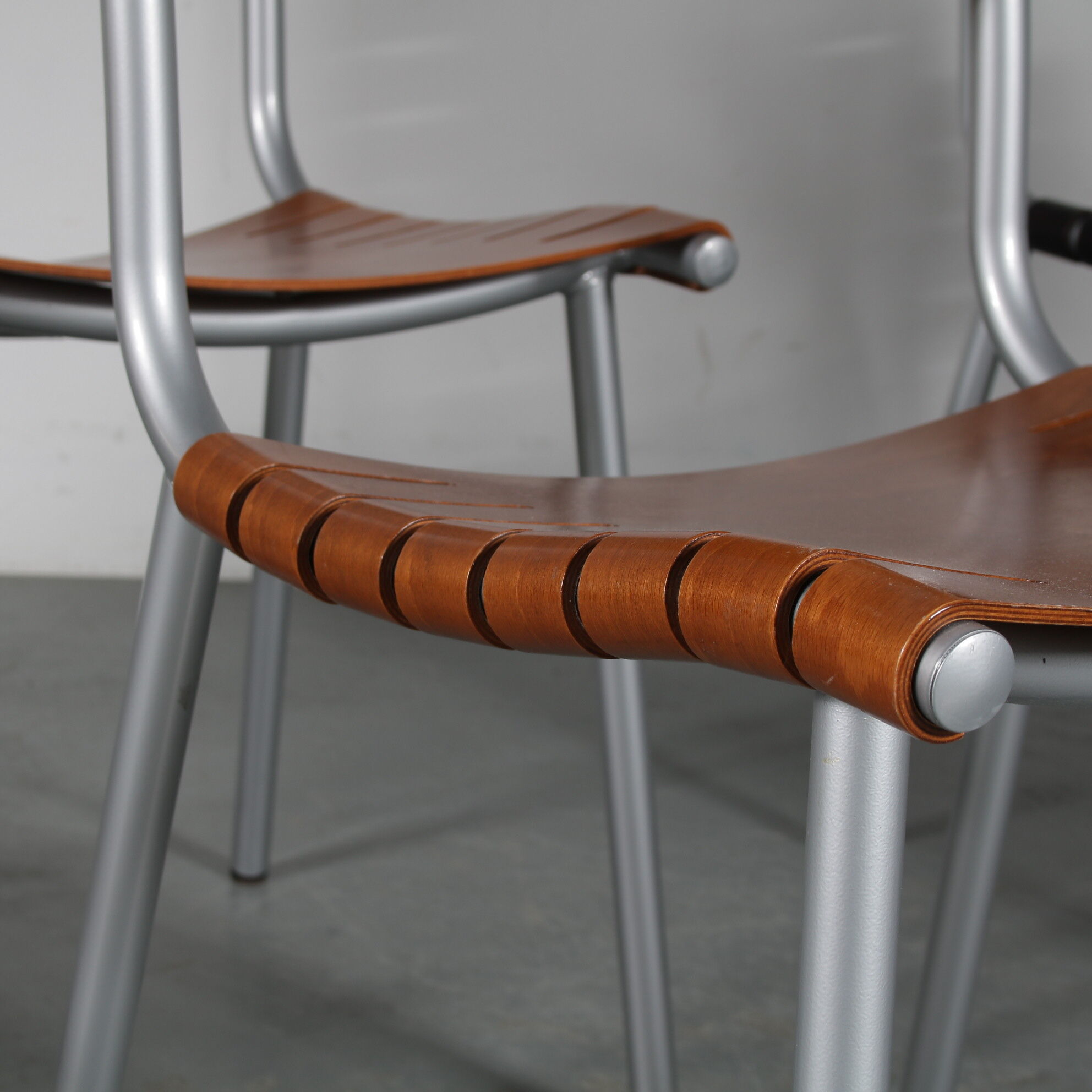 1980s Set of 6 dining chairs by Ruud jan Kokke for Harvink, Netherlands