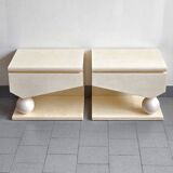Pair of vintage bedside tables from the 1980s