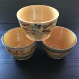 Lot 3 Provençal bowls