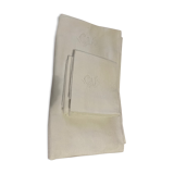Tablecloth service and these monogram napkins CV