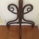 Door old wooden mantles in parrot style