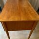 Vintage 1960s double-sided Scandinavian teak desk