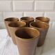 Set of 6 Digoin stoneware cups