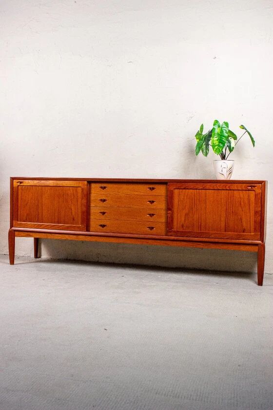Bramin H.W. Klein Sideboard Teak Danish Design Vintage Mid Century