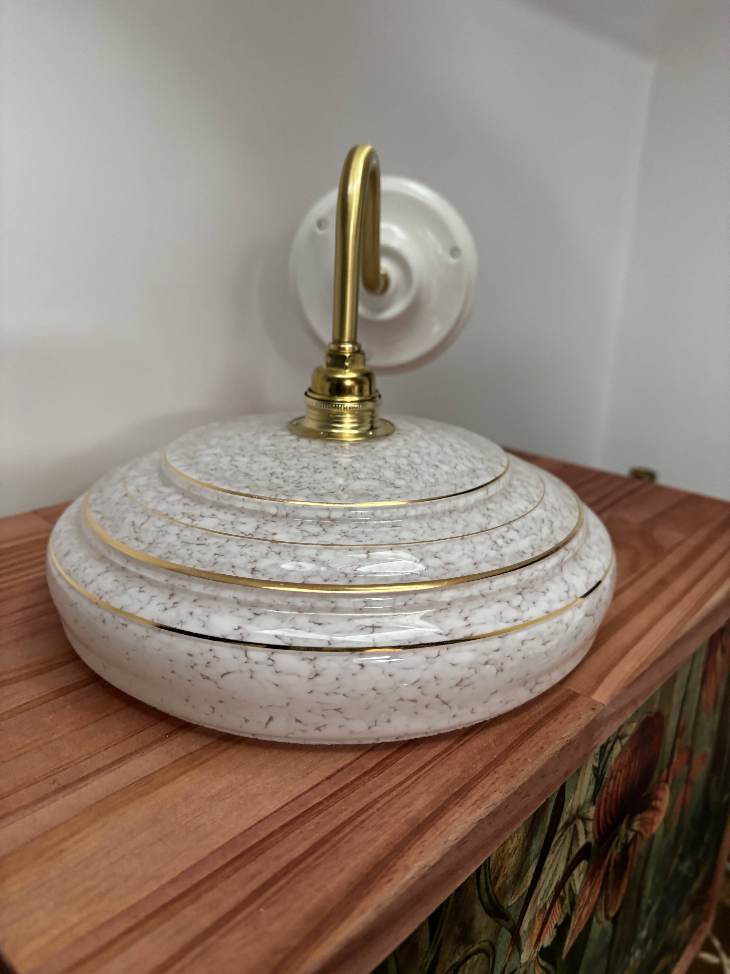 Vintage swan neck wall light