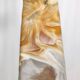 Suspension en verre de Murano orange et laiton par La Murrina, Italie, années 1980