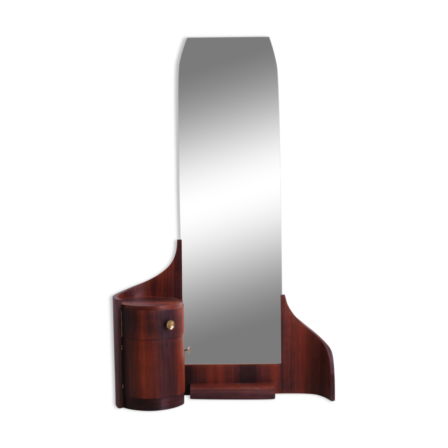 Art deco mirror cabinet with storage