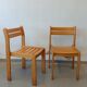 Set of beech chairs