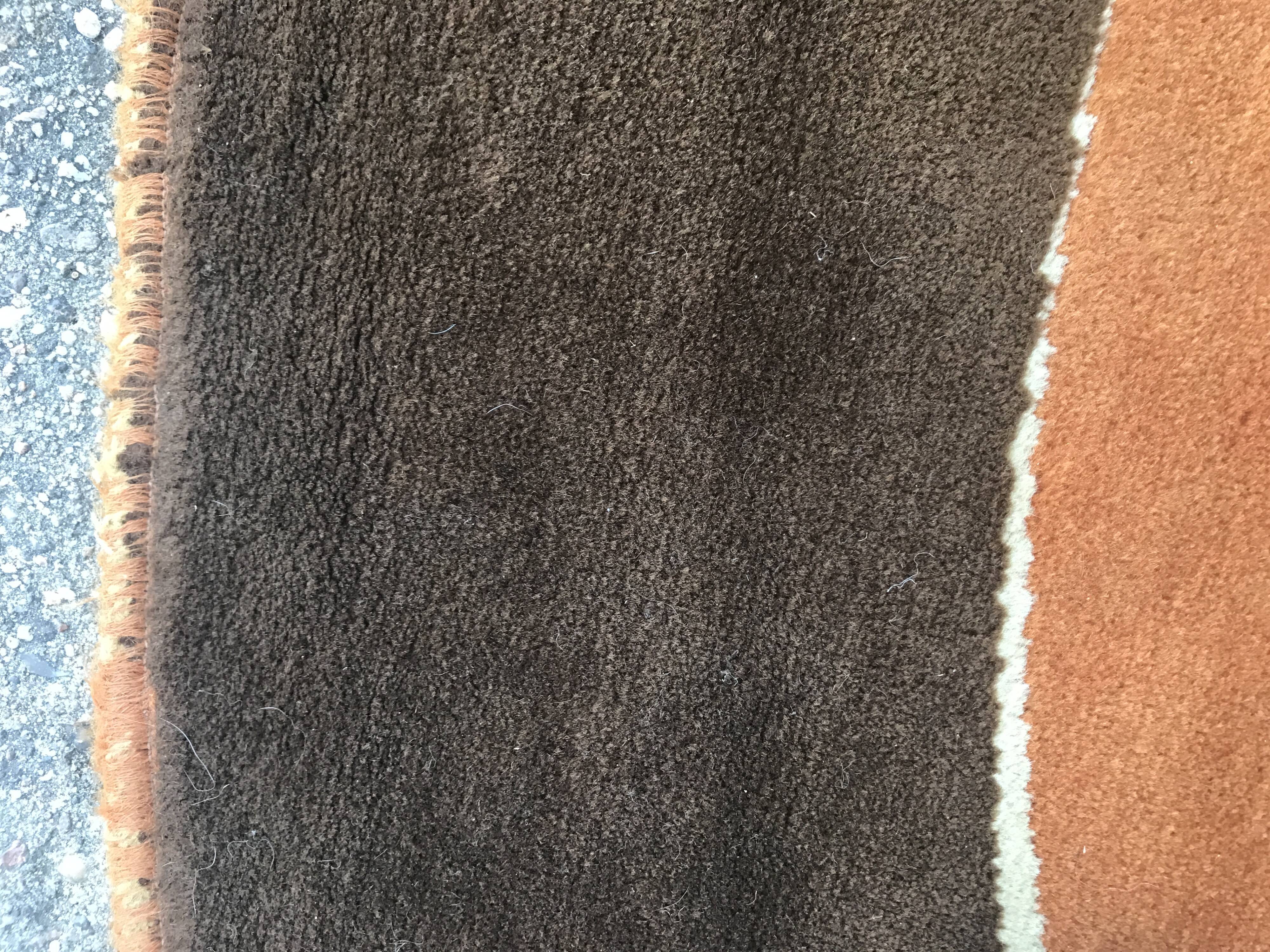 Carpet wool circular 1970 - 200x200 cm