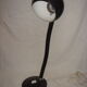 Desk snake lamp, 1960, brown metal