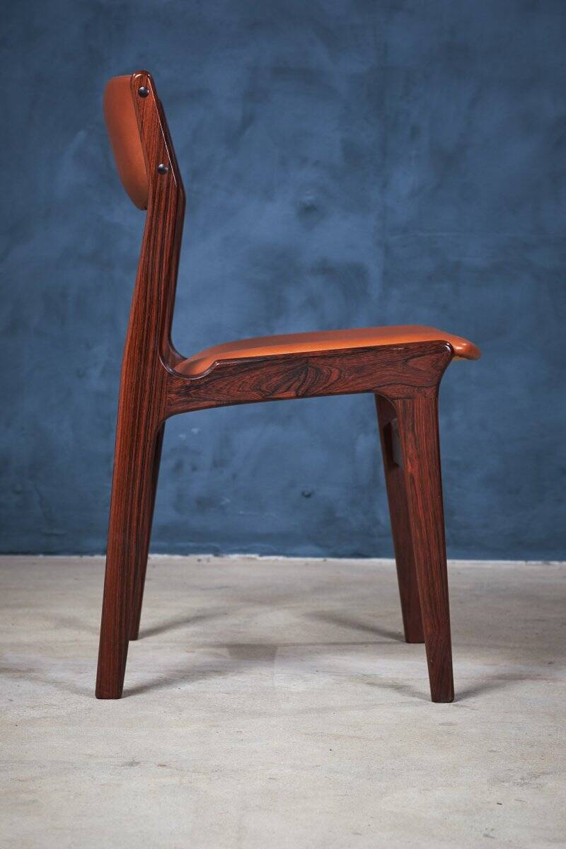 Dining Chairs in Rosewood by Nova, Denmark, 1960s, Set of 4