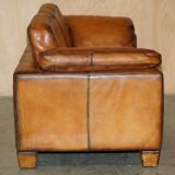 Two-seater canapé De Sede DS17 restored buffalo leather