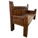 Antique Spanish Oak Bench – Traditional Pegged Construction