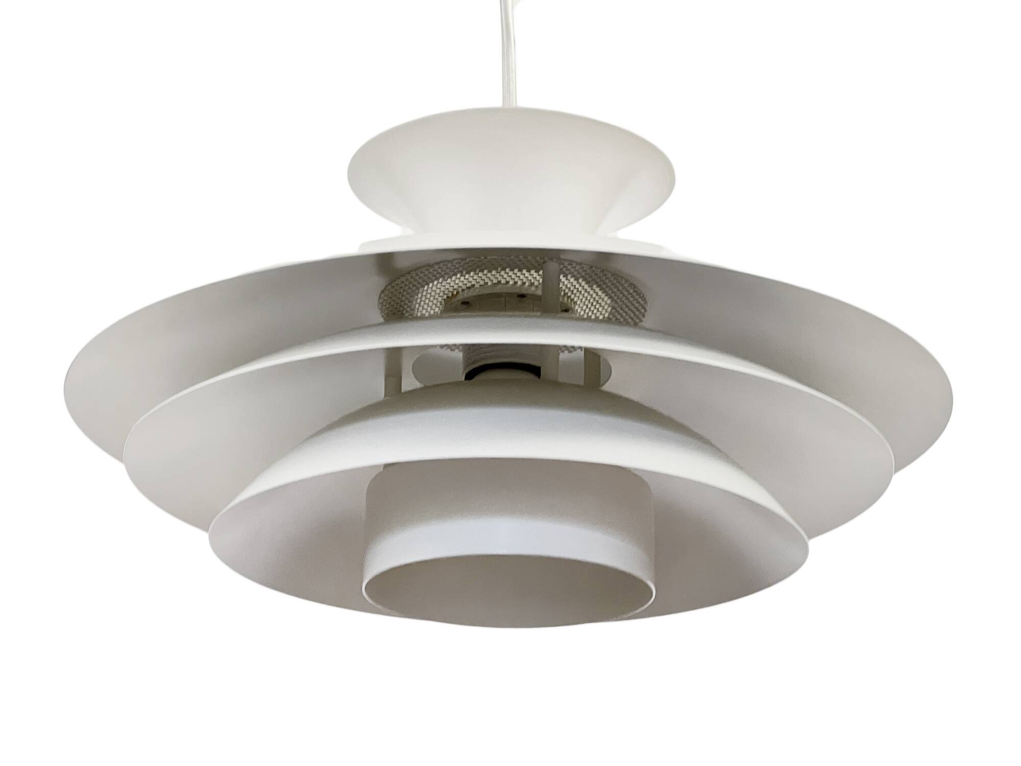 Large multi layer pendant light "Agat" by TOP Lamper. Denmark 1970s