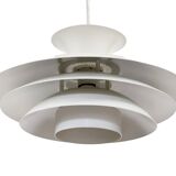 Large multi layer pendant light "Agat" by TOP Lamper. Denmark 1970s