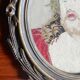 Framed tapestry portrait of Jesus Christ