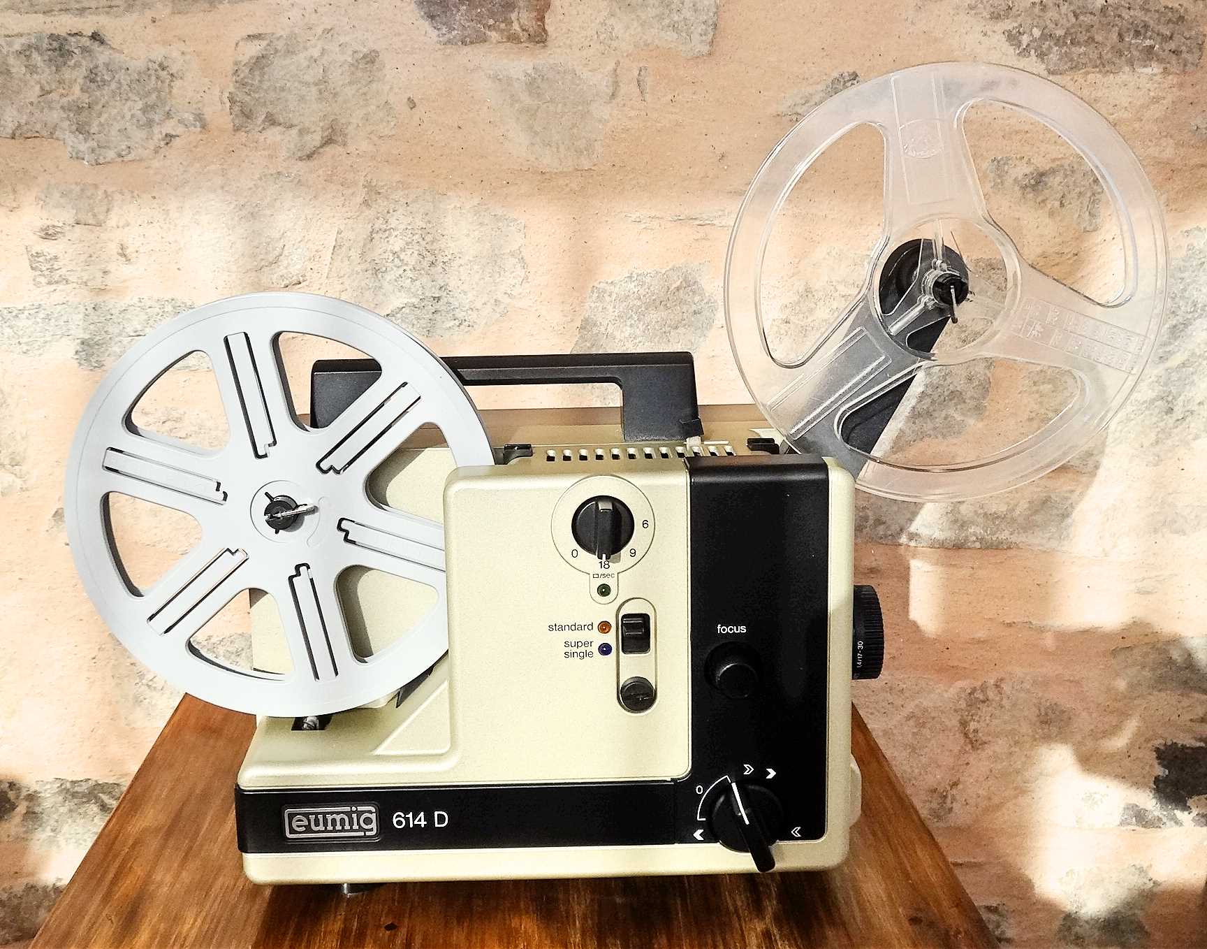 Eumig 614 D Super 8 Standard 8 Silent projector plus accessories