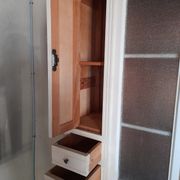 Buffet 2 corps parisien en sapin année 50