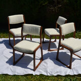 4 Baumann sleigh chairs