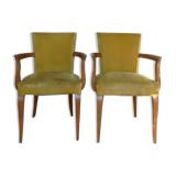 Pair of bridge chairs