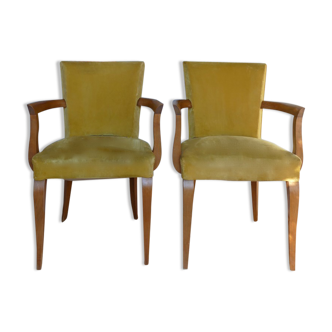 Pair of bridge chairs