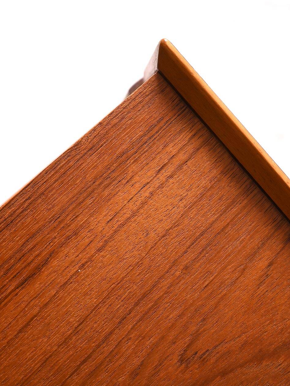 1960s Scandinavian teak and oak nightstand