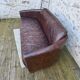 Leather club sofa