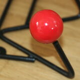 Patère 4 50s red balls