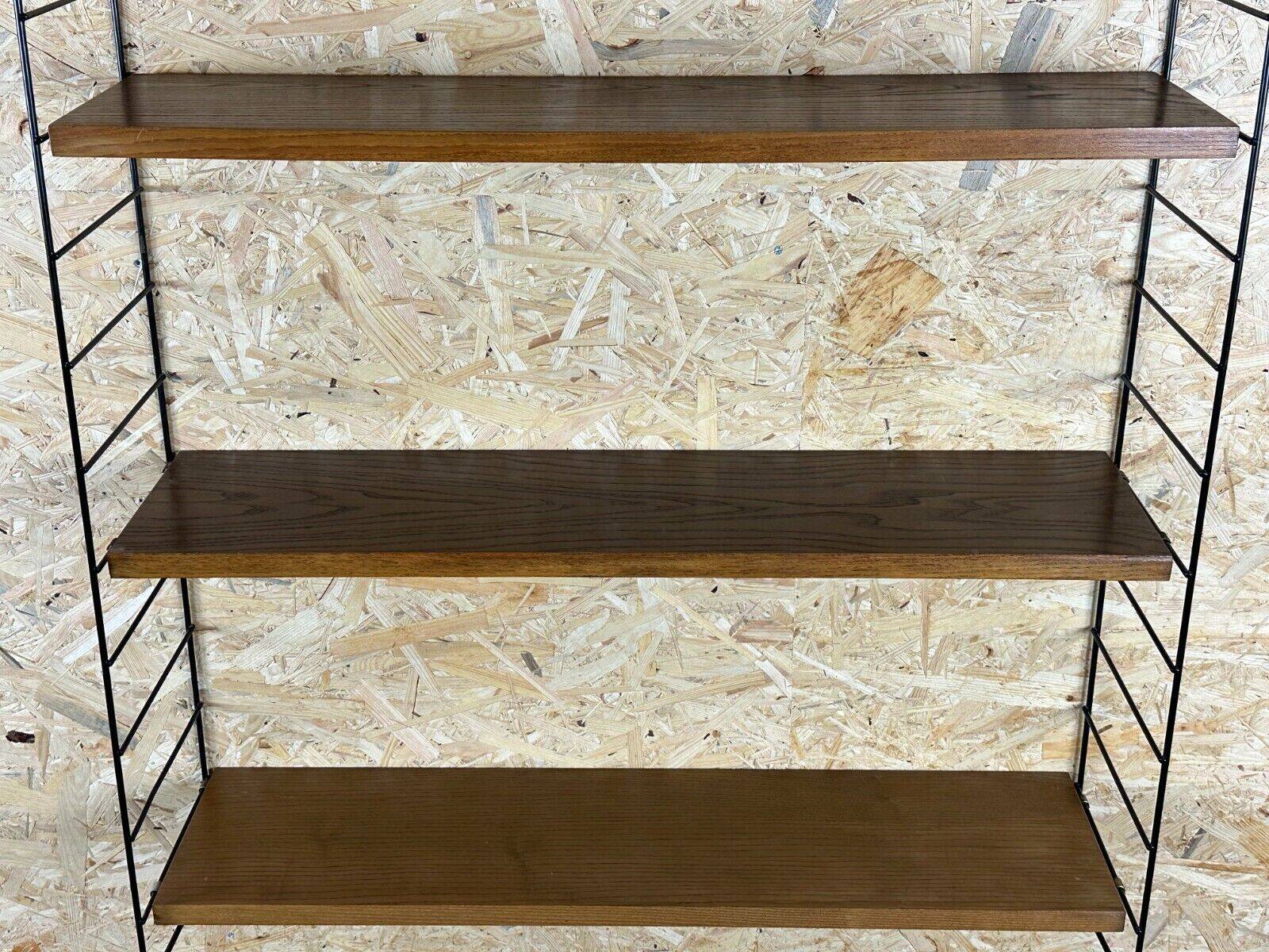 60s 70s oak string shelf module by Kajsa & Nils "Nisse" Strinning Sweden