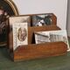 Wooden mail holder