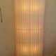 Lampadaire tissu plissé