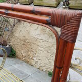 Bamboo and rattan mirror 70X50