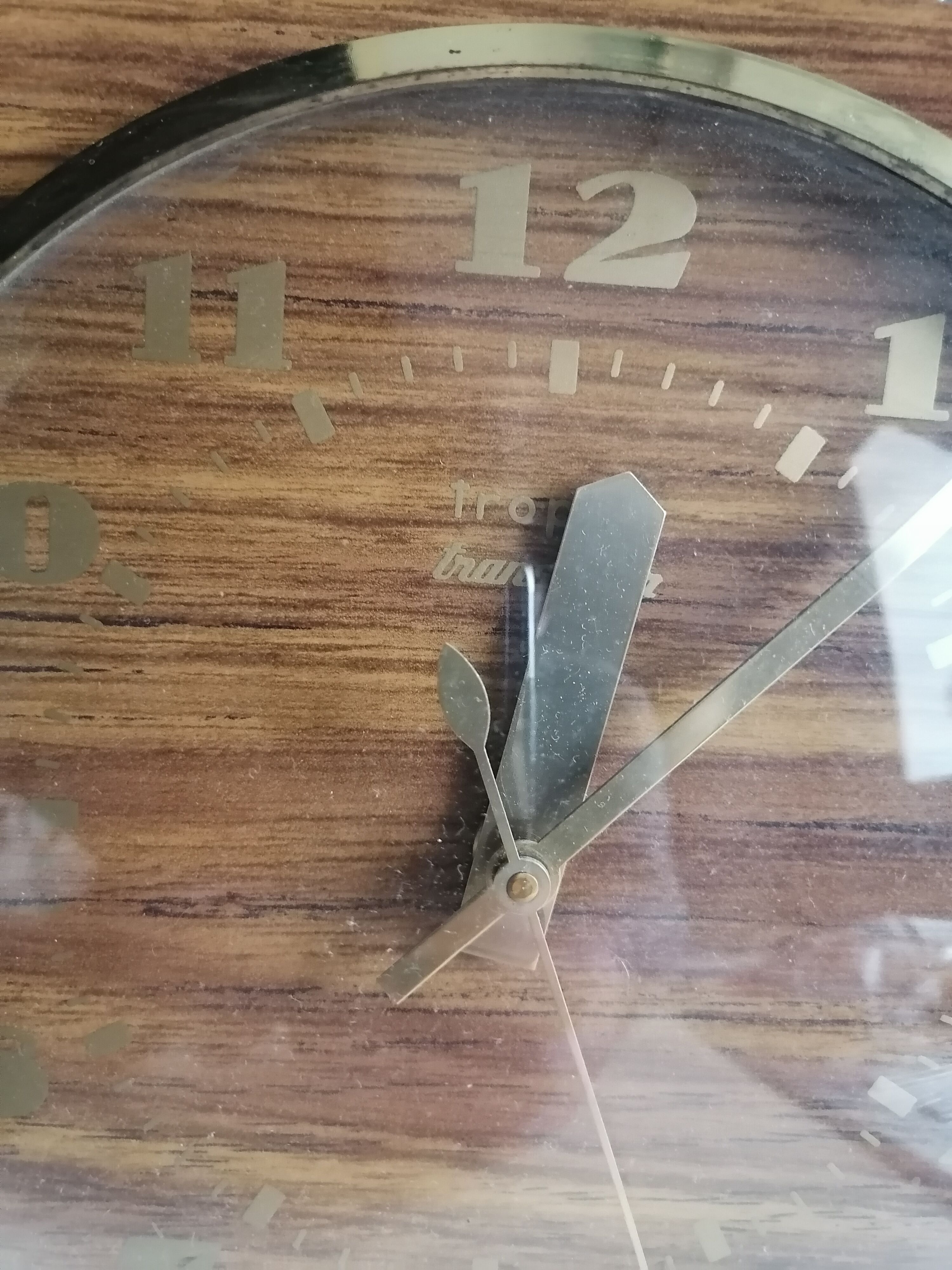 Pendule clock trophy transistor 1960 formica